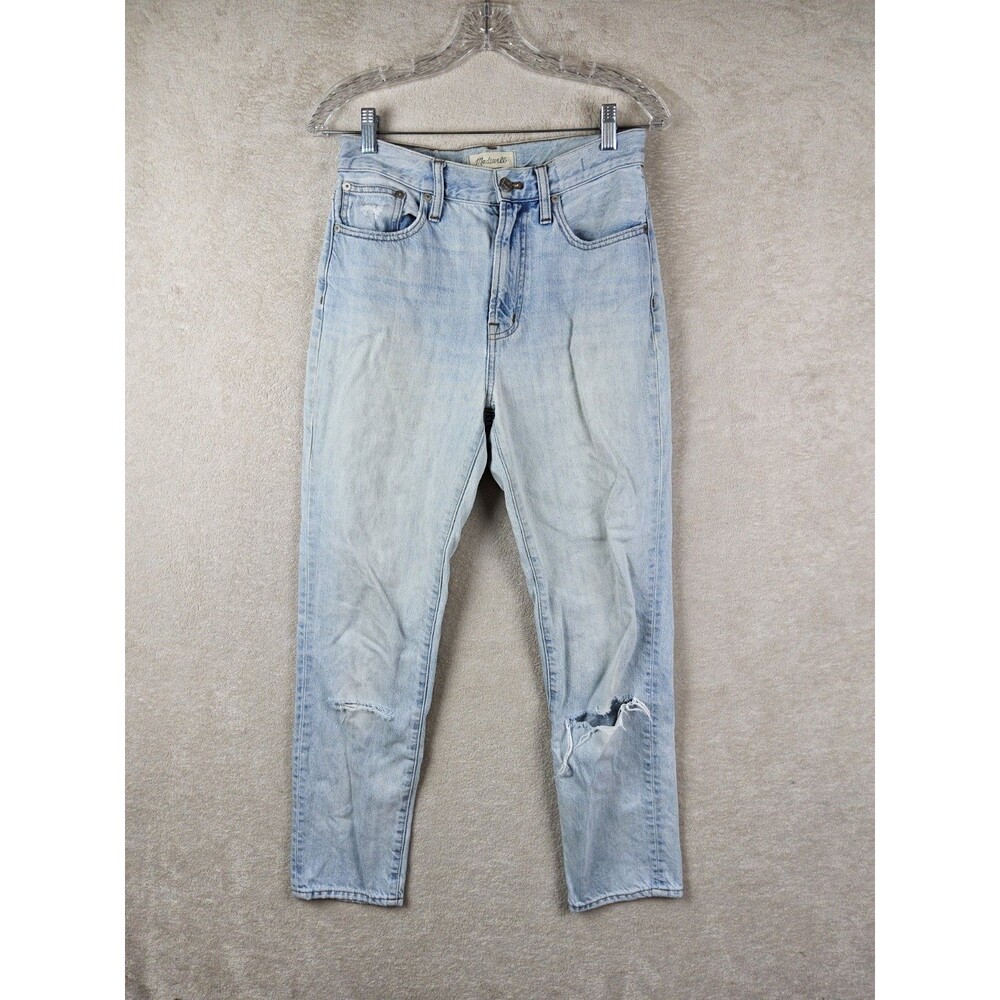 Madewell Women's The Perfect Denim Distressed Light Wash Jeans Size 26